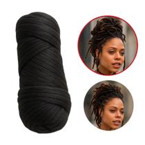 Kit 4 Pacotes Cabelo Fio Panamá Preto P/ Tranças Ou Dreads