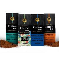 Kit 4 Pacotes Café Especial Torrado e Moído Coffee Mais Variedades Kit 4 Pacotes Café Especial Torrado e Moído Coffee Mais Variedades