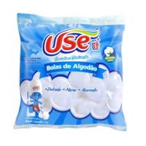 Kit 4 Pacotes de Algodão Puro Macio Branco 80g Use it