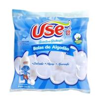 Kit 4 Pacotes de Algodão Puro Macio Branco 80g Use it Kit 4 Pacotes de Algodão Puro Macio Branco 80g Use it