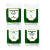 Kit 4 Pacotes De Castanha Da India Em Pó 50 Gramas - Chamel Kit 4 Pacotes De Castanha Da India Em Pó 50 Gramas - Chamel