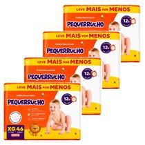 kIt 4 Pacotes de Fralda Econômica Pequerrucho kIt 4 Pacotes de Fralda Econômica Pequerrucho