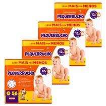kIt 4 Pacotes de Fralda Econômica Pequerrucho kIt 4 Pacotes de Fralda Econômica Pequerrucho