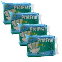 Kit 4 pacotes de fraldas descartáveis adulto protfral