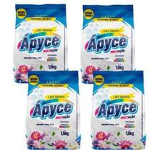 kit 4 pacotes de sabão LavaRoupas Àpyce 1,6kg