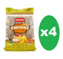 Kit 4 Pacotes Doce De Amendoim Caipirão C/24un -1,680kg