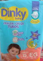Kit 4 pacotes Fralda-calça tubos DINKY BABY jumbinho