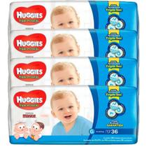 Kit 4 Pacotes Fralda Descartável Mônica Huggies G 36 Un. - Kimberly