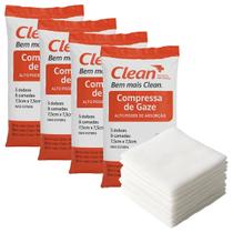 Kit 4 Pacotes Gaze Não Estéril 13 Fios para Curativo 400 Unid