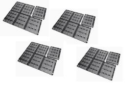 Kit 4 Pacotes Placas Pretas Sanitário Pet Grades De Fixação Expansivo