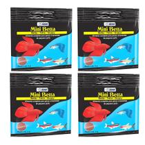 Kit 4 pacotes Ração para peixes Ornamentais Tetra Mini Betta 4g Alcon Pet Kit 4 pacotes Ração para peixes Ornamentais Tetra Mini Betta 4g Alcon Pet