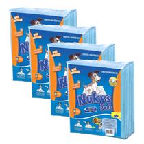 Kit 4 Pacotes Tapetes Higienicos Nukys Pads Total 28Uni
