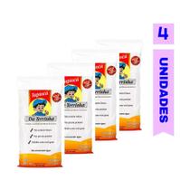 Kit 4 pacotes tapioca da terrinha pacote 1kg praticidade para receitas tradicionais