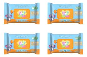 Kit 4 Pacotes Toalha Umedecida C/ 70 Folhas Cada - Baby Club Kit 4 Pacotes Toalha Umedecida C/ 70 Folhas Cada - Baby Club