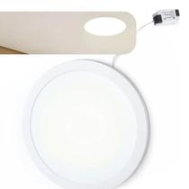 Kit 4 Painéis Led Plafon 25w Redondo Fino Embutido 29x29 Branco Kit 4 Painéis Led Plafon 25w Redondo Fino Embutido 29x29 Branco