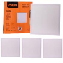Kit 4 Painel Led 40x40 Quadrado Branco Embutir 30w 4000k Foxlux Kit 4 Painel Led 40x40 Quadrado Branco Embutir 30w 4000k Foxlux