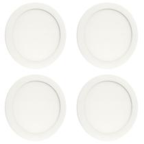 Kit 4 Painel LED Embutir Redondo 18W Luz Neutra 4000K Luminaria Bivolt - Economia, durabilidade e alta eficiência Kit 4 Painel LED Embutir Redondo 18W Luz Neutra 4000K Luminaria Bivolt - Economia, durabilidade e alta eficiência