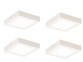 Kit 4 Painel LED Sobrepor Quadrado 18w 6500k Bivolt Blumenau Kit 4 Painel LED Sobrepor Quadrado 18w 6500k Bivolt Blumenau