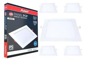 Kit 4 Painel Plafon Led Quadrad Emb 18w Bco Frio 6500 Avant Kit 4 Painel Plafon Led Quadrad Emb 18w Bco Frio 6500 Avant