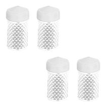 Kit 4 Paliteiros De Acrílico mesa Lanches Petisco