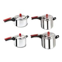 Kit 4 Panelas de Pressão Globo 3 L 4 L 7 L 10 L Resistente e Prático