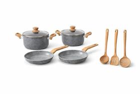 Kit 4 Panelas e 3 Utensílios Cozinha Kit 4 Panelas e 3 Utensílios Cozinha