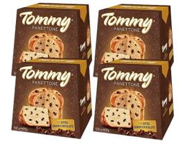 kit 4 Panettone Tommy Gotas de Chocolate Presente Natal 400g kit 4 Panettone Tommy Gotas de Chocolate Presente Natal 400g