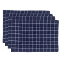 Kit 4 Pano de Prato Copa Xadrez Jolitex Atoalhado Premium 45x65cm