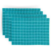 Kit 4 Pano de Prato Copa Xadrez Jolitex Atoalhado Premium 45x65cm