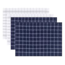 Kit 4 Panos de Copa Prato Atoalhado Gourmet Xadrez Jolitex Kit 4 Panos de Copa Prato Atoalhado Gourmet Xadrez Jolitex