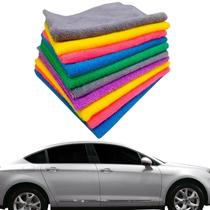 Kit 4 Panos Microfibra Limpeza de Pisos Lava Carro Moto Anti Risco Premium Tam Grande