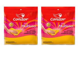 Kit 4 Panos Multiuso Amarelo Condor Kit 4 Panos Multiuso Amarelo Condor