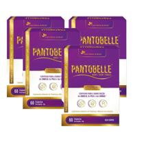 Kit 4 Pantobelle Hair Skin & Nails Cabelo, Pele e Unha 4x60cps Flora Nativa