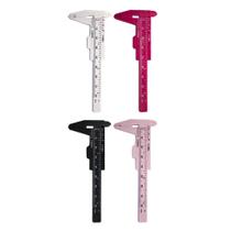 Kit 4 Paquímetro Profissional Design de Sobrancelhas simetria Facial Medidas