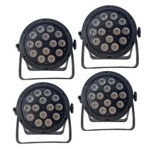 Kit 4 Par Led 14X12W 6 In 1 Rgbw-Ya Indoor Onelight Kit 4 Par Led 14X12W 6 In 1 Rgbw-Ya Indoor Onelight