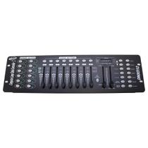 Kit 4 par led 18x12w máquina de fumaça 600w mesa dmx 512