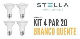 Kit 4 Par20 5w 2700k Branco Quente Sth9020/27 - DHLED