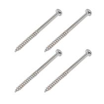 Kit 4 Parafuso Captador Baixo Metal Cromado Kit 4 Parafuso Captador Baixo Metal Cromado