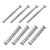 Kit 4 Parafuso Com Mola Captador Humbucker Cromado Guitarra Kit 4 Parafuso Com Mola Captador Humbucker Cromado Guitarra