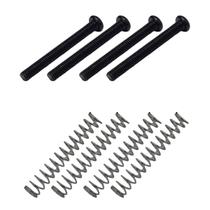 Kit 4 Parafuso Com Mola Captador Humbucker Guitarra Aço Bk Kit 4 Parafuso Com Mola Captador Humbucker Guitarra Aço Bk