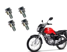 Kit 4 Parafuso De Banco Cg Titan Fan 125 150 160 Ano 2000 Até 2023