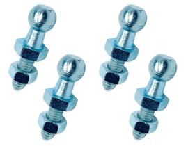Kit 4 Parafuso M6 Pino Esférico do Amortecedor de Capô E Porta Malas
