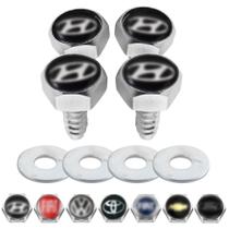 Kit 4 Parafuso Placa Logomarca Emblema