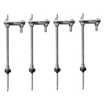 Kit 4 Parafuso Placa Solar Suporte Fibro Metal Inox 25 Cm Kit 4 Parafuso Placa Solar Suporte Fibro Metal Inox 25 Cm