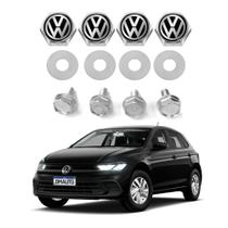 Kit 4 Parafusos De Fixar Placa de Carro com Emblema VW Volkswagen Universal para Carro VW
