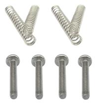 KIT 4 parafusos humbucker INOX + 4 molas INOX MXP 3X30