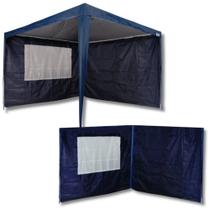 Kit 4 Paredes Cor Azul para Gazebo Tenda 3x3 Metros Mor