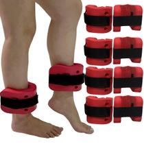 Kit 4 Pares de Caneleiras de Hidroginástica Em EVA Peso 1 à 2kg DF4030-VM Vermelho Dafoca Sports Kit 4 Pares de Caneleiras de Hidroginástica Em EVA Peso 1 à 2kg DF4030-VM Vermelho Dafoca Sports