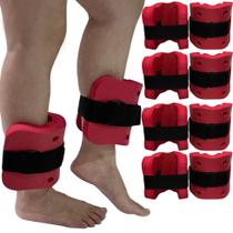Kit 4 Pares de Caneleiras de Hidroginástica Em EVA Peso 3 à 4kg DF4032-VM Vermelha Dafoca Sports Kit 4 Pares de Caneleiras de Hidroginástica Em EVA Peso 3 à 4kg DF4032-VM Vermelha Dafoca Sports