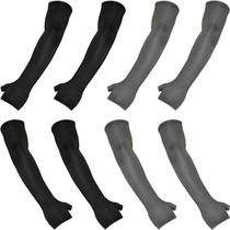 Kit 4 pares de manguitos com proteção UV50+ com dedo (par)
